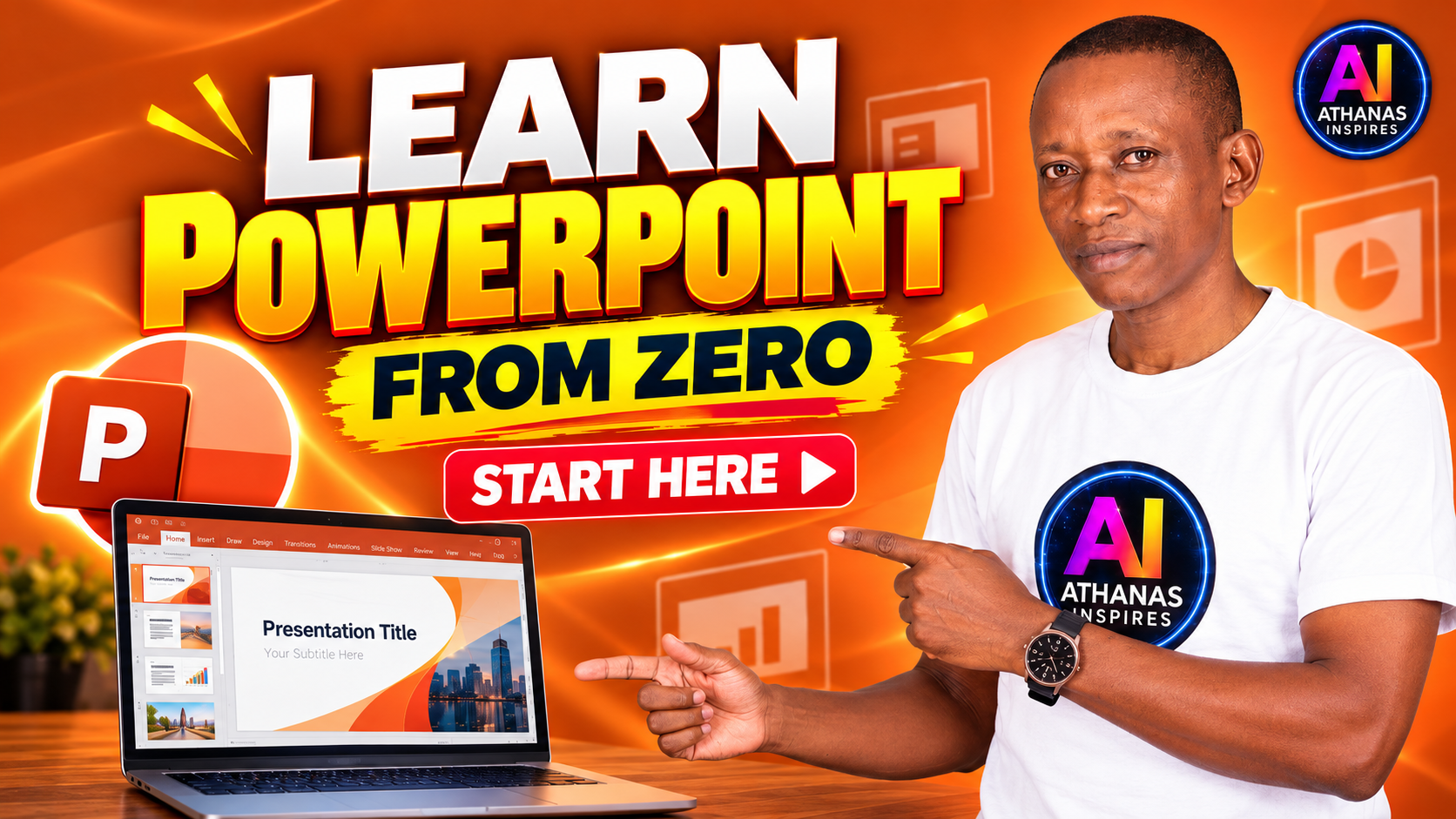 Learn PowerPoint from Zero — Session 1 by Athanas Inspires